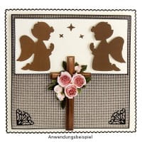 Jumbo-Stanzer, Betender Engel, 6,2cm x 6,3cm