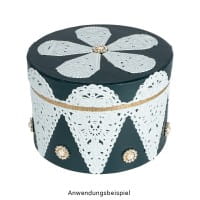 Silikon-Dekormatte, Design 77, 32,5cm x 11,5cm x 0,2cm, für Kugeln mit Ø 10cm