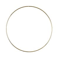 Metallringe, 3mm stark, Ø 20cm, gold, 3 Stück