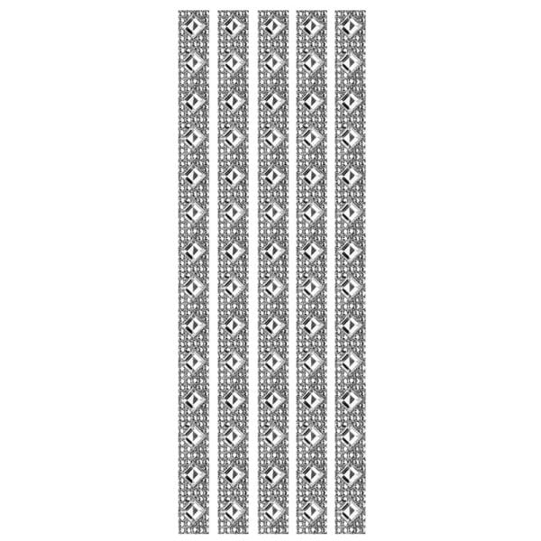 Royal-Schmuck, 5 selbstklebende Bordüren, 29 cm, klar