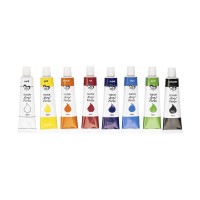 Textur-Acrylfarben, 8 verschiedene Farben, je 18ml