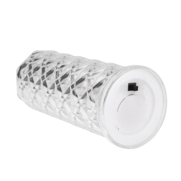 LED-Kerzen, Kristalloptik 1, transparent, 15,5cm hoch, 2 Stück