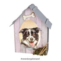 Diamond-Painting-Sticker, Hunde, DIN A4, 4 Bogen