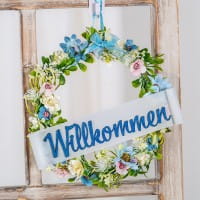 Deko Fenster- & Türhaken, 2cm x 2,8cm x 3,4cm, weiß, 20 Stück