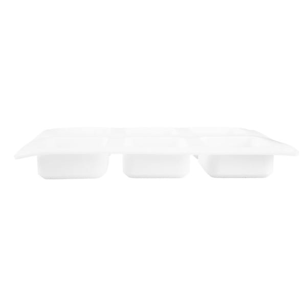 Silikonform für 6 Quadrate in der Größe 5,4cm x 5,4cm x 2,7cm, mit abgeschrägter Kante