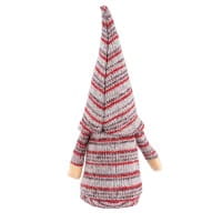 DIY-Wichtel, Bente, 25cm hoch, 8-teilig, rot-grau gestreift