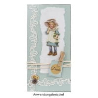 3-D Relief-Sticker, Nostalgie-Kindermotive 3, verschiedene Größen, selbstklebend