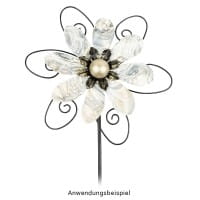 Windrad Design 3, Ø 29,5cm, Höhe 107cm, schwarz