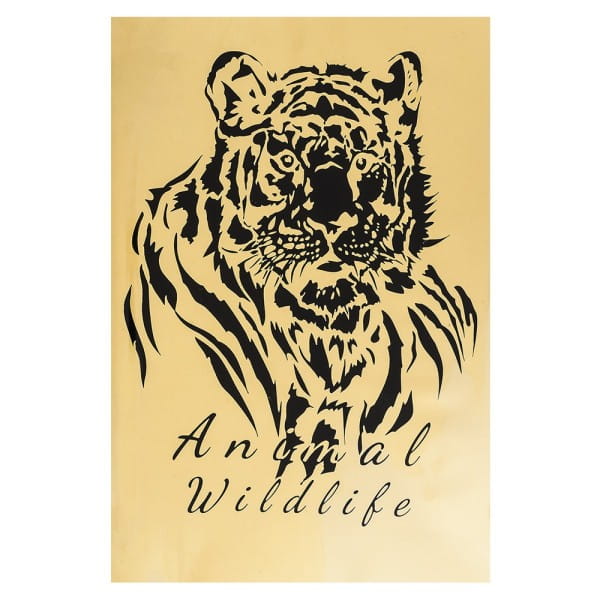 Metallic-Bügeltransfer, Tiger, DIN A4, gold glänzend