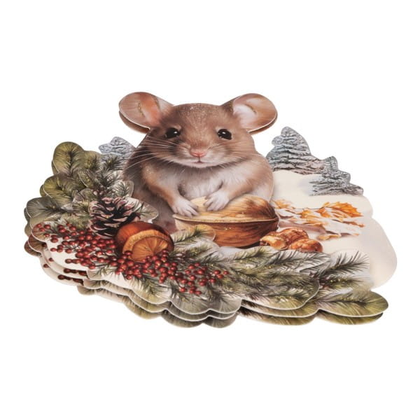 3-D Motive, Tiere im Winter, 7,5-10cm, 10 Motive