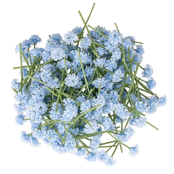 Deko-Blütenzweige, Schleierkraut, 5cm lang, 40g, blau