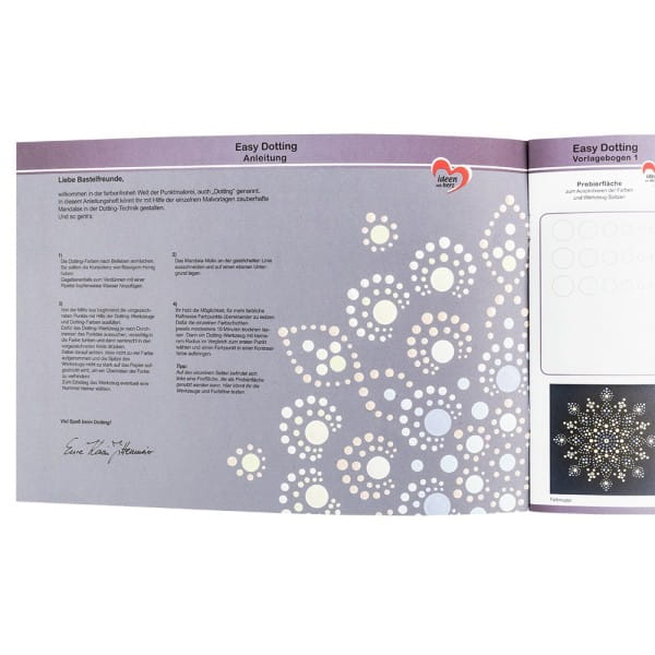 Malvorlage Easy Dotting, Punktmalerei, Zauberhafte Mandalas 2, 8 Vorlagen
