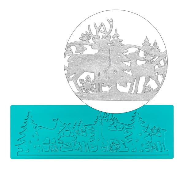 Silikon-Dekormatte, Design 55, 30cm x 10cm x 0,2cm