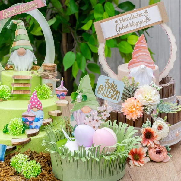 Styropor-Torte, 3 Styropor-Podeste, Ø20 cm, Ø15 cm, Ø10 cm