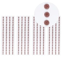 Schmucksteine, 10cm x 30cm, selbstklebend, verschiedene Designs, 20 Bogen, B-Ware