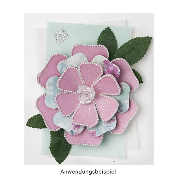 Vorlage: 3-D Blume, DIN A4