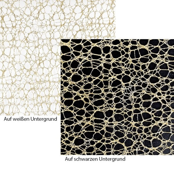 Deko-Stoff, Netzoptik 1, 28cm breit, 3m lang, gold