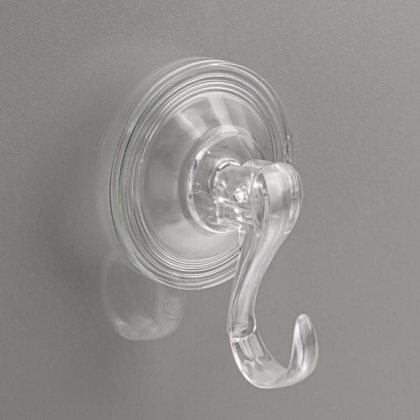 Vakuum-Saugnapf-Haken, 6,8cm x 9,5cm x 3,7cm, Tragkraft 5kg, transparent, 4 Stück