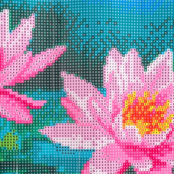 Diamond-Painting-Bild, Seerosen, 35cm x 25cm, inkl. Werkzeug