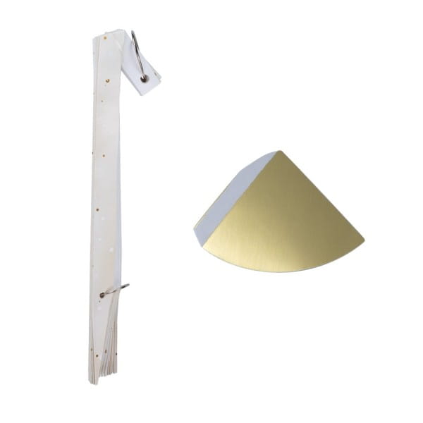 Magnet-Falt-Tanne, Design 1, Ø10cm, 22,3cm hoch, 180g/m², inkl. Tannenspitze