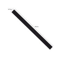 Magnetstreifen, selbstklebend, 0,7cm x 9,8cm, 0,5mm stark, 5 Bogen