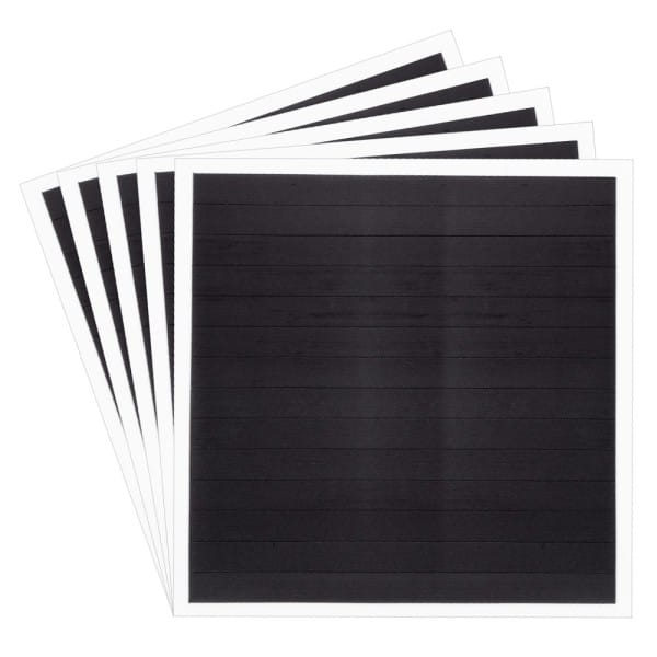 Magnetstreifen, selbstklebend, 0,7cm x 9,8cm, 0,5mm stark, 5 Bogen