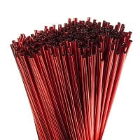 Folienhalme, Ø 2mm, 30cm lang, 40g, rot