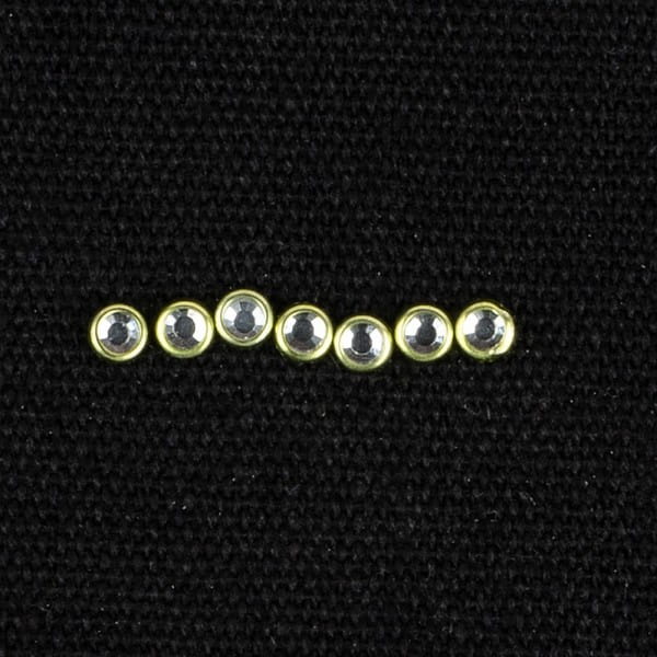 Hot-Fix Glas-Kristalle zum Aufbügeln, Ø 4mm, hellgrün, 200 Stück