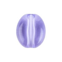 Oval-Perlen, transparent, 8mm, violett, 100 Stück