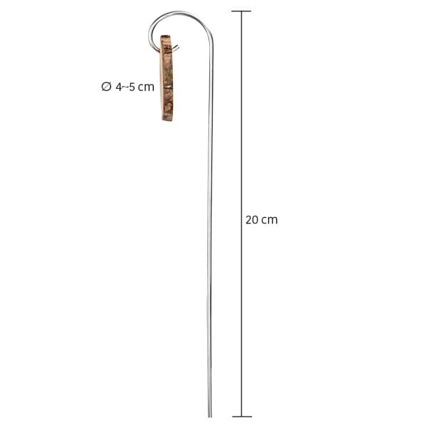 Metall-Pflanzenstecker mit Baumscheibe, 25 Stecker, 25 Holzscheiben, 50-teilig | Verschiedenes | Deko-Artikel | Deko- & Geschenkartikel