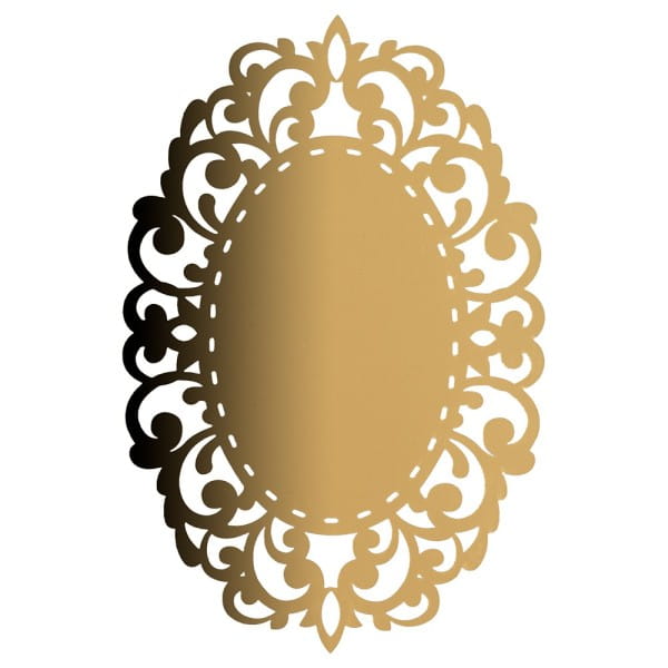 Laser-Kartenaufleger, Zierdeckchen, Ornament 10, 14cm x 9,2cm, 220 g/m², 5 Farbtöne, 20 Stück