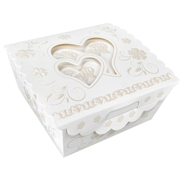 Zier-Faltboxen, Design 2, 13cm x 13cm x 5,5cm, 10 Stück