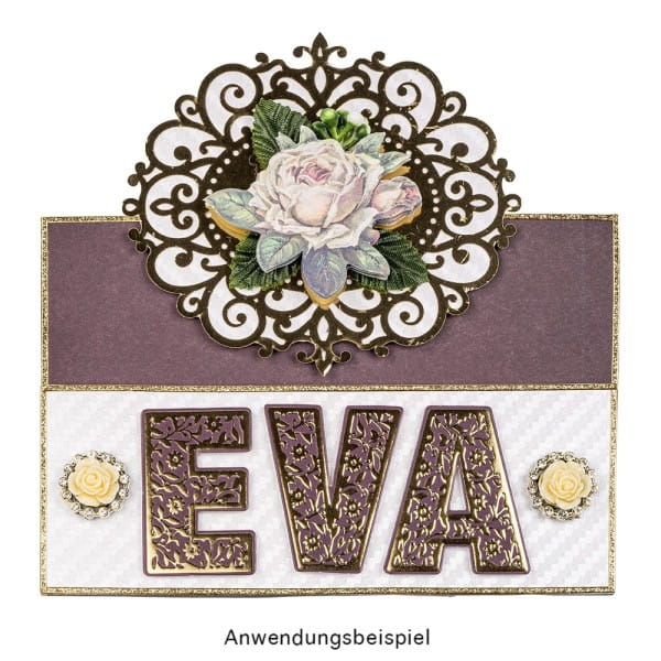 Laser-Kartenaufleger, Zierdeckchen, Ornament 11, 11,5cm x 10,5cm, 220 g/m², 5 Farbtöne, 20 Stück