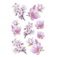 3-D Relief-Sticker, Blumensträuße 4, verschiedene Größen, selbstklebend