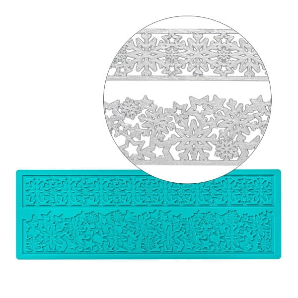 Silikon-Dekormatte, Design 52, 30cm x 10cm x 0,2cm