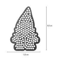 Diamond-Painting-Lineal, Wichtel, Motivgröße: 5,8cm x 8,6cm