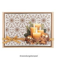Laser-Kartenaufleger, Zierdeckchen Ornamente, 14,8cm x 10,5cm, 4 Farbtöne, 20 Stück