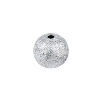 Perlen, Diamantiert, Ø1cm, silber, 46 Stück