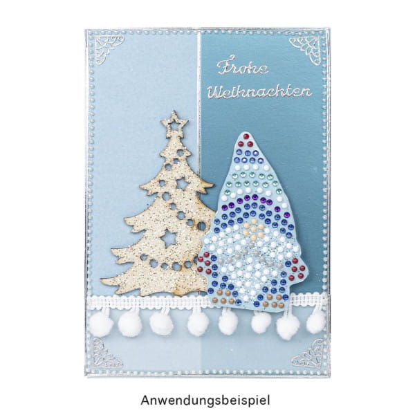 Diamond-Painting-Lineal, Wichtel, Motivgröße: 5,8cm x 8,6cm