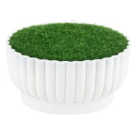 Steckschale Design 4, Steckmasse in Grasoptik, 10,5cm x 8,7cm x 5,5cm