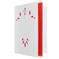 Deluxe-Grußkarten "Ornament", B6, 10 Stück, inkl. Einleger & Umschläge