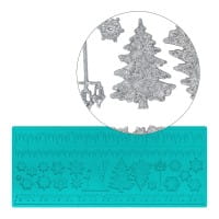 Silikon-Dekormatte, Design 47, 36cm x 15cm x 0,3cm