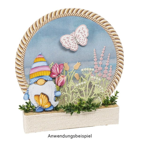 Stanzschablonen, Blumenwelt, 10 Stück
