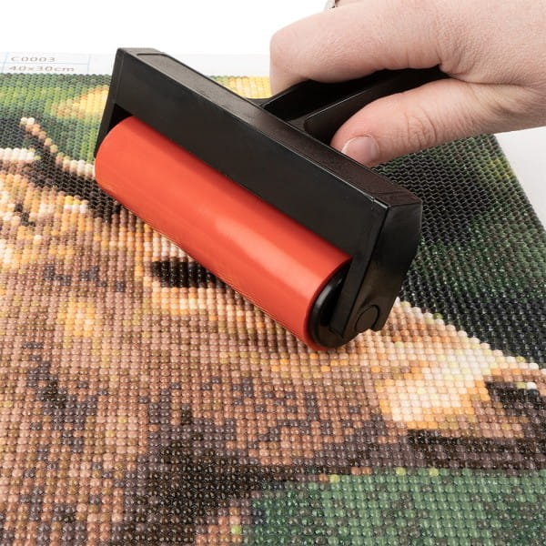 Diamond-Painting-Rolle, 12,5cm x 11,7cm, Walze Ø 3cm