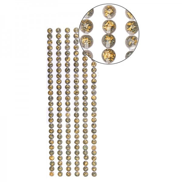 Premium-Schmuck-Bordüren "Goldfluss", selbstklebend, 29cm, taupe