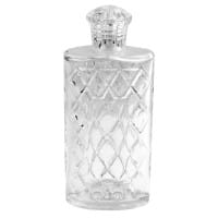 Zier-Glasflasche, Oxford, 18cm x 7,5cm x 4,2cm, max. Füllmenge: 250ml