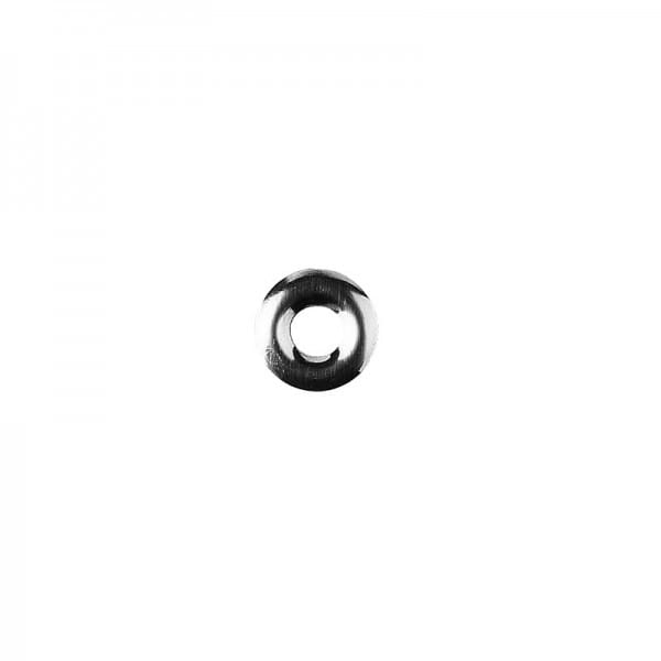 Hot-Fix Ring-Nieten zum Aufbügeln, Ø 10mm, silber, 100 Stück