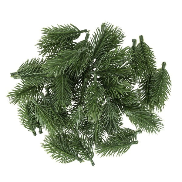 Deko-Tannenzweige, 6cm lang, grün, 45 Stück | Tannenzweige | Zweige | Floristik | Deko- & Geschenkartikel