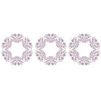 Transparent-Stickerbogen, Zierdeckchen, verschiedene Designs, 10cm x 30cm, 10 Bogen