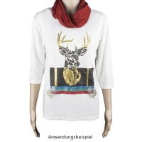 Laser-Kunststoff-Schablone, DIN A4, Hirsch